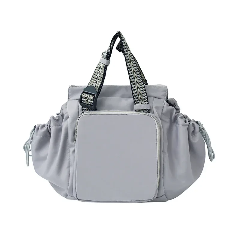 sac à dos imperméable résistant à l'usure, avec poches latérales à cordon de serrage, compartiment de rangement, sac d'extérieur