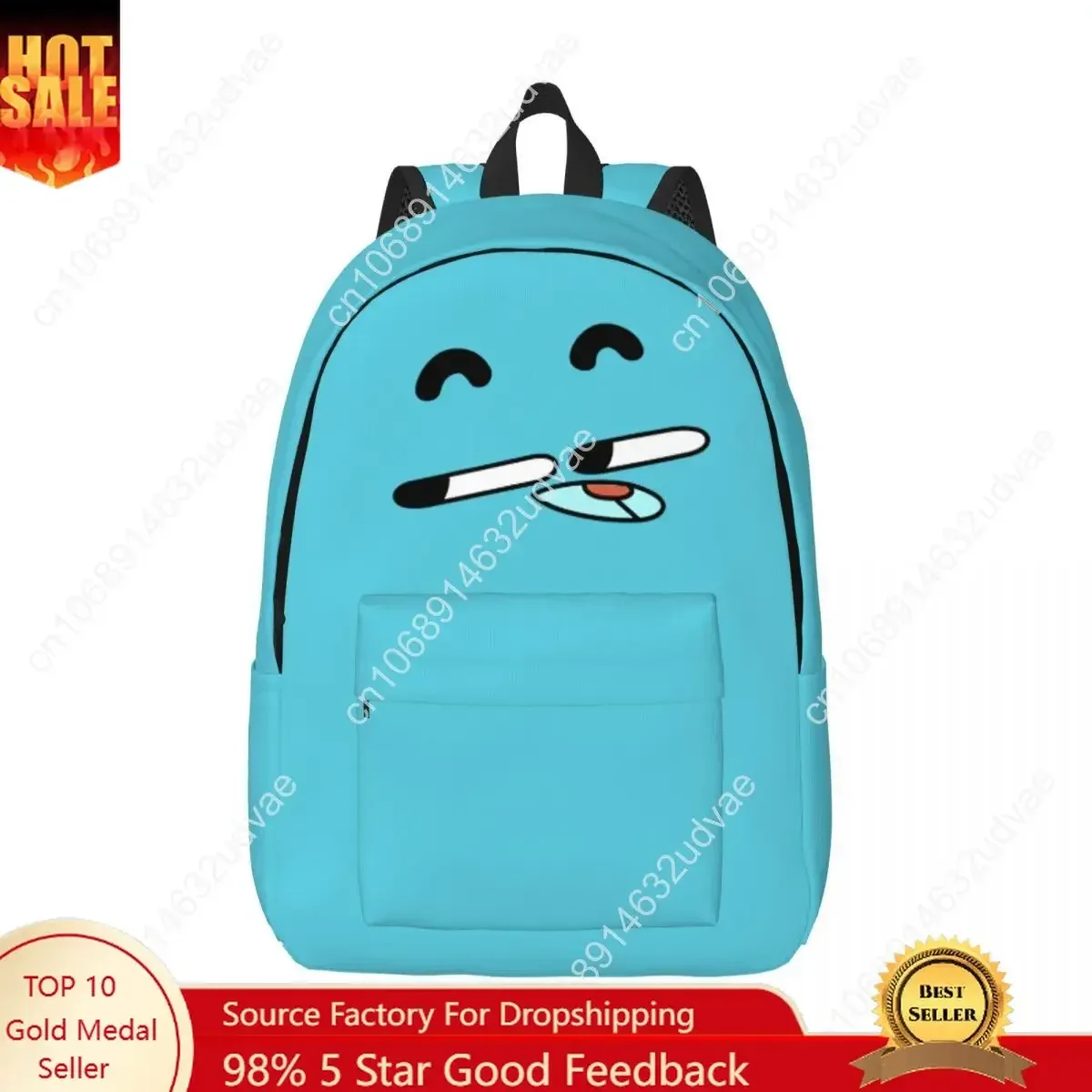 gumballs gum ball watterson sac à dos incroyable à thème de dessin animé pour collégiens, lycéens et étudiants, sac à dos pour adolescents, randonnée