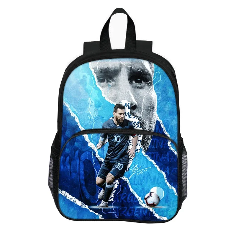 sac à dos m-messi avec poche avant pour étudiants et enfants, sac d'école pour star du football, sac de sport, sac de voyage de grande capacité
