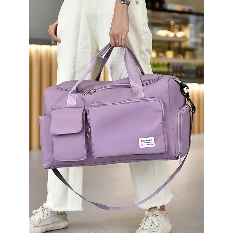 sac de voyage à main de grande capacité, sacs de sport de nuit avec compartiment à chaussures, sacs de sport et de fitness pour femmes, 2026