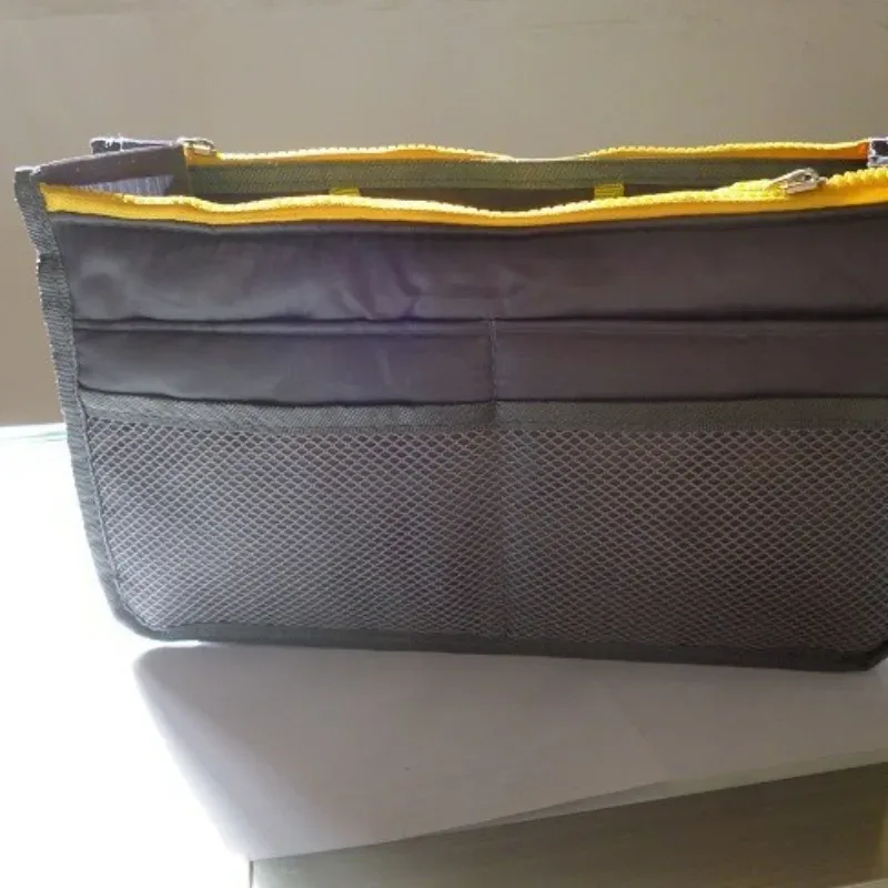 organisateurs de sacs à main, sac de rangement multifonctionnel à double pli, sac de grande capacité, sac de classification