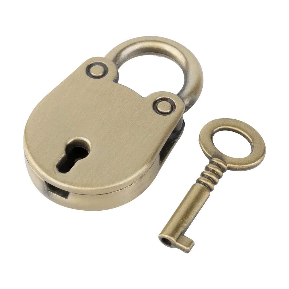 cadenas en métal en forme de chat, petite boîte à bagages, serrure avec clé pour femmes, accessoires de valise pour fabriquer des sacs