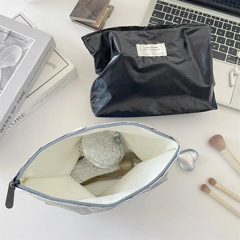 grand sac à cosmétiques pour femmes, organisateur de maquillage à fermeture éclair étanche, trousse de beauté de voyage