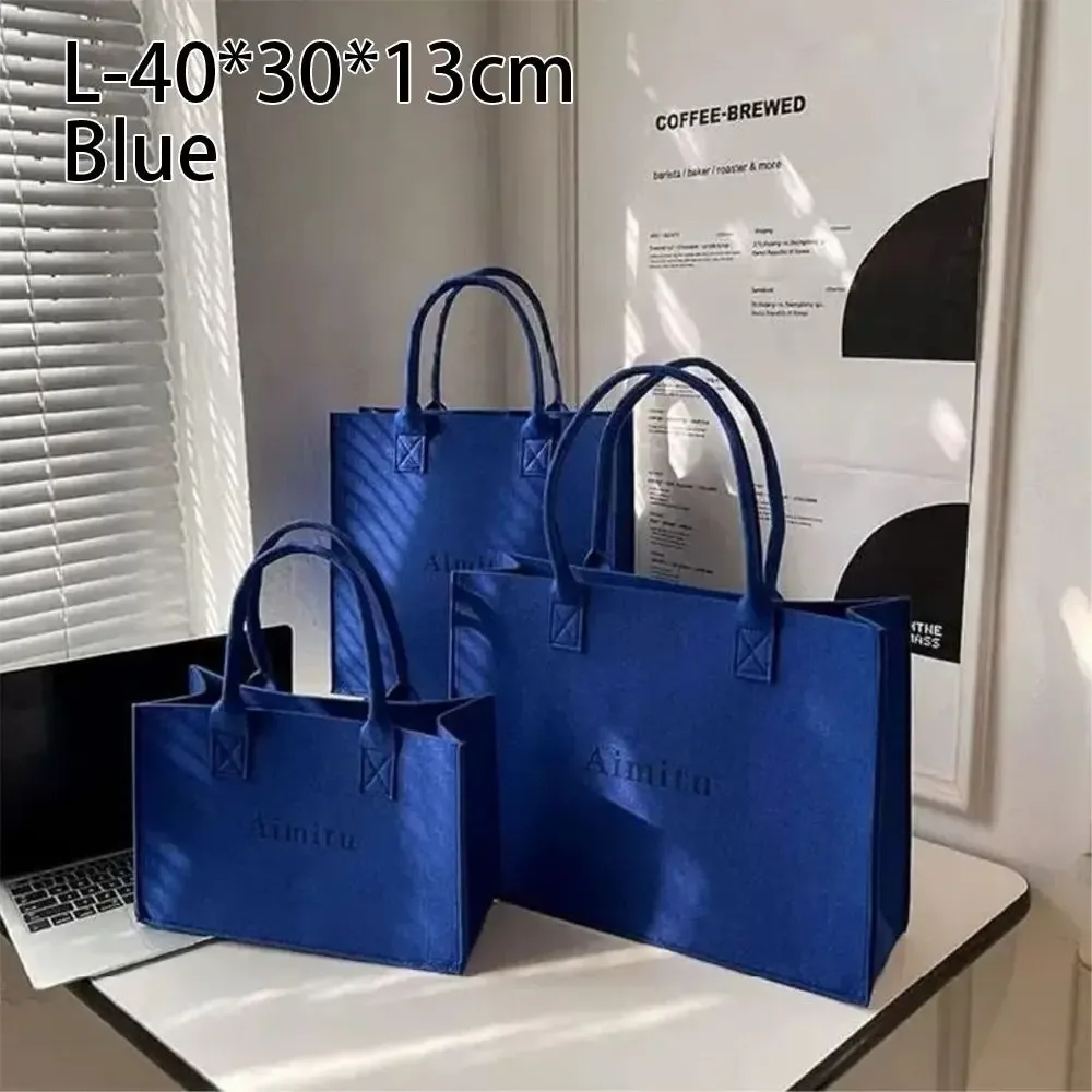 sac messager coréen en feutre simple pour femme, sac à main monochrome, sac à bandoulière décontracté, grande capacité, mode de voyage, s, m, l