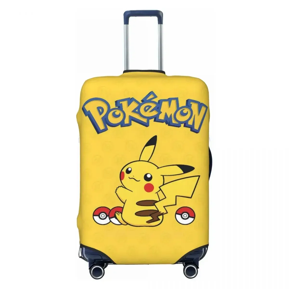 housse de protection pour valise de voyage, motif p-pikachizer, tissu élastique, convient aux bagages de 18 à 