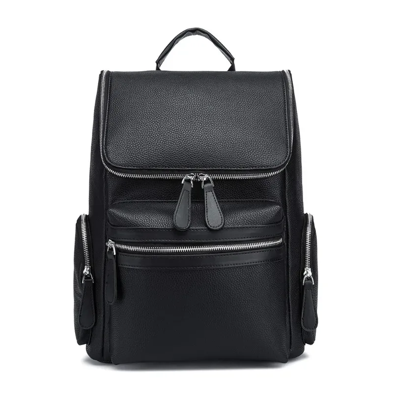 Sac à dos de luxe pour homme, sacoche d'affaires pour ordinateur portable, sac à dos de voyage en cuir d'alligator tendance, grande capacité, cartable pour homme
