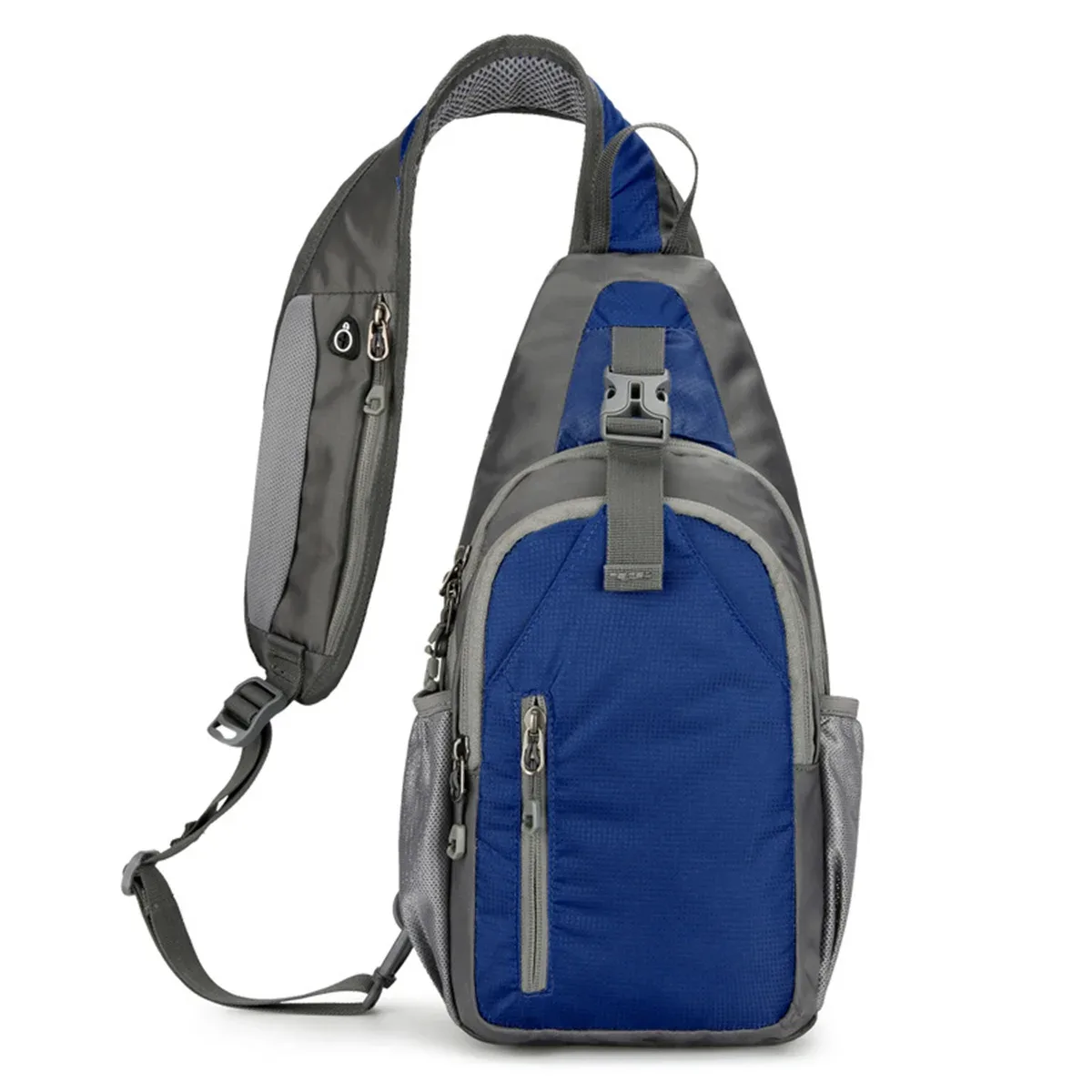 sac à bandoulière imperméable avec blocage rfid, sac à dos bandoulière, sac de poitrine, sac à dos de jour pour la randonnée et les voyages