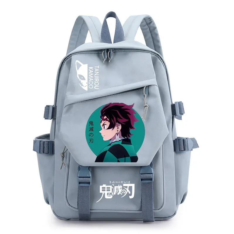 sac à dos transfrontalier amazon cartoon demon slayer pour hommes, sac d'école de voyage pour ordinateur de grande capacité pour étudiants