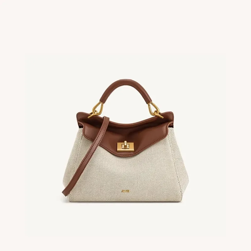 sac lock bag jw pei, sac à bandoulière en cuir véritable tendance, lucia lock bag, sac à main polyvalent haut de gamme
