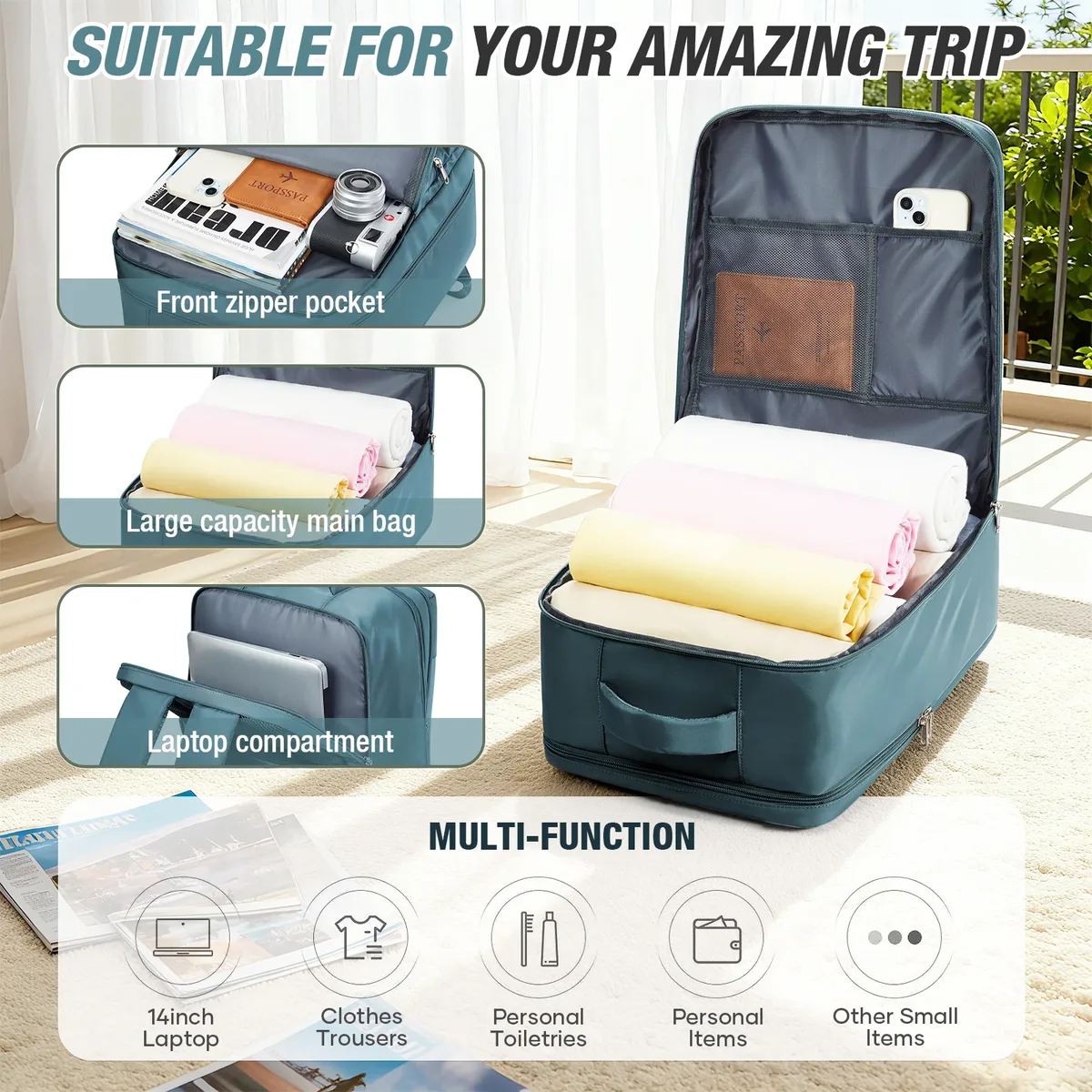 ryanair sac à dos 40x30x20 sac de cabine sac à dos de voyage pour hommes femmes bagage à main sac à dos pour ordinateur portable, sac à dos d'entrée, sac à mouche de cabine