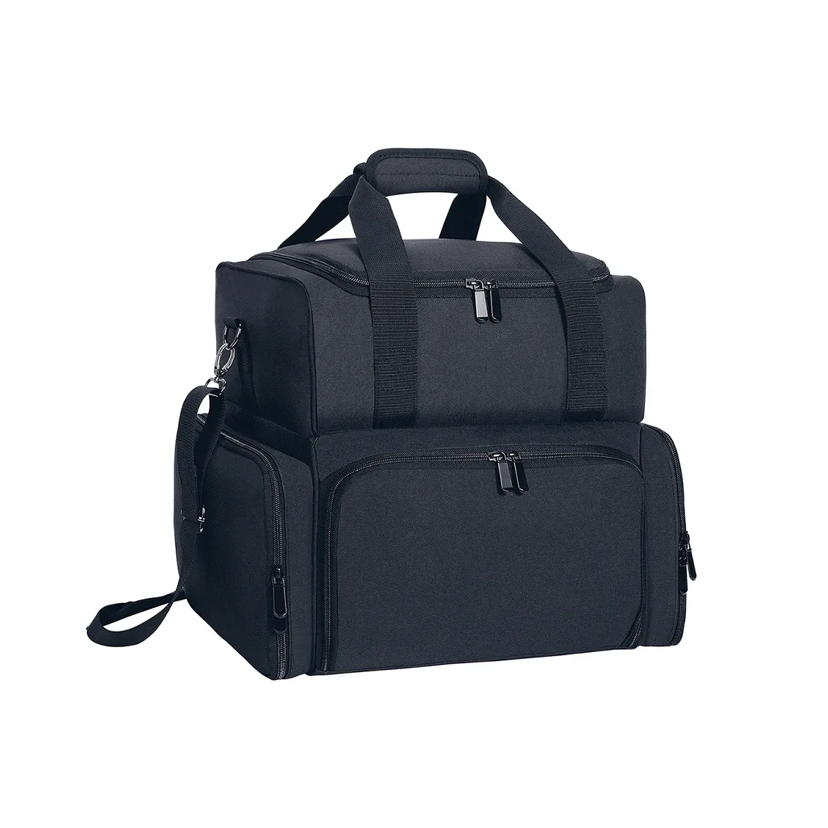 étui de rangement de vernis à ongles de grande capacité, 80 bouteilles, rangement de voyage portable avec 2 sacs amovibles et essentiel pour femmes