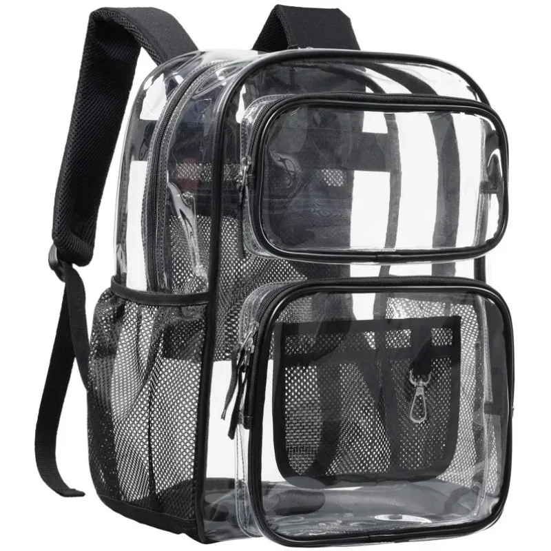 sac à dos transparent en pvc, petit sac à dos transparent durable, mini sac transparent portable et léger, mignon, pour le travail, les sports de plein air, nouveauté 2026