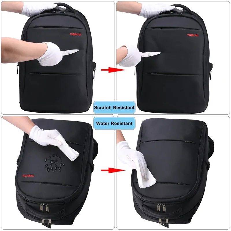 tigernu sacs à dos antivol sac de grande capacité 15.6 17 19 pouces sac à dos pour ordinateur portable pour hommes sac à dos de voyage femmes sac femme sac à dos