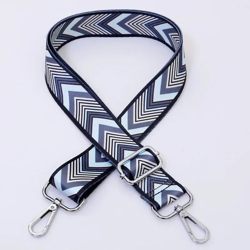 sangle de sac diy o bag pour femmes, accroche de sac à bandoulière, ceinture colorée, accessoires de sac, sangle de sac à main réglable arc-en-ciel, chaîne décorative