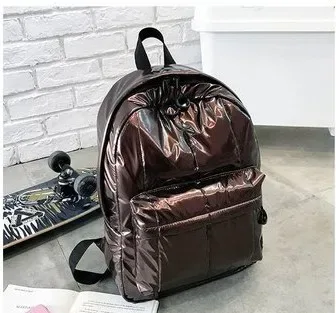 sacs à dos rembourrés en coton pour femmes, sacs d'école en duvet pour adolescents, sac de voyage design, grands sacs à main pour femmes, nouveau, 2021