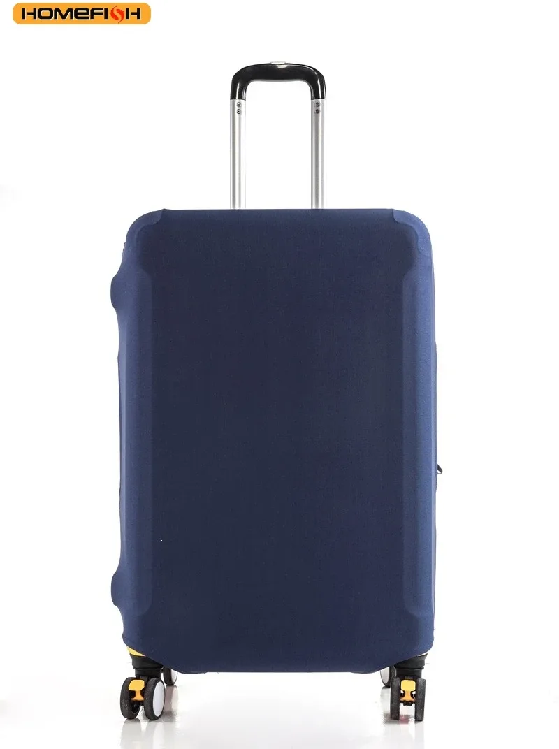 homefish housse de protection élastique anti-poussière pour bagages, couverture universelle de couleur unie pour valise de voyage