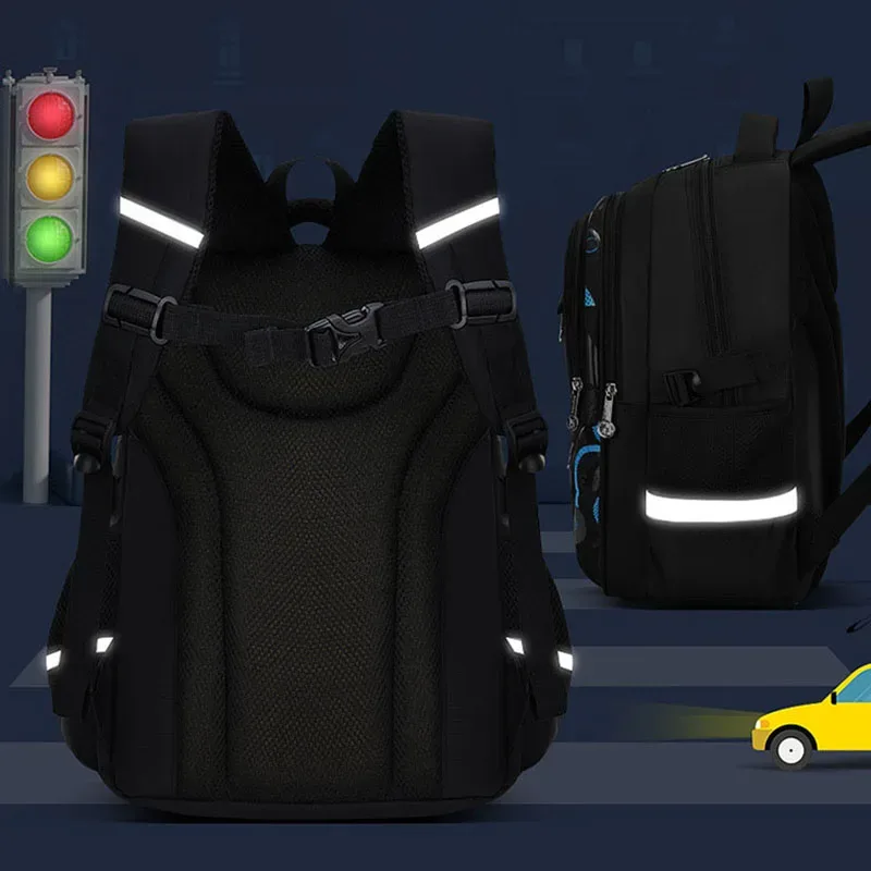 sacs d'école orthopédiques pour enfants, sacs à dos imperméables pour filles et garçons, cartable primaire pour enfants, mochila infantil escolar