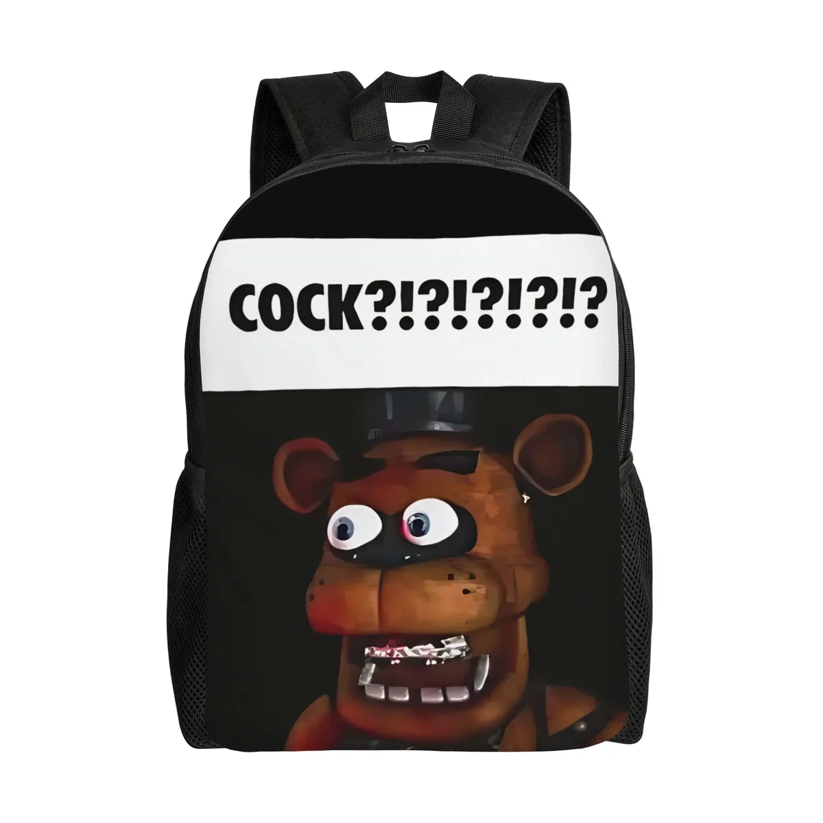 sac à dos foxy fnaf it's me cool, cadeau pour le lycée, la randonnée, les voyages, sac à dos de jeu freddy pour hommes et femmes, sacs en toile pour l'université