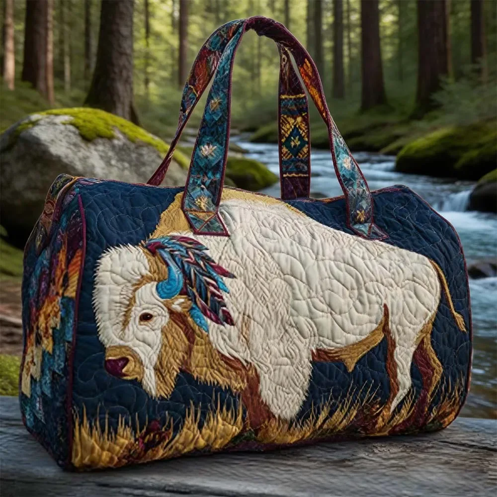  sac de voyage matelassé vintage 3d à motif animalier pour femmes et hommes, sac fourre-tout de week-end 2026 pour l'extérieur
