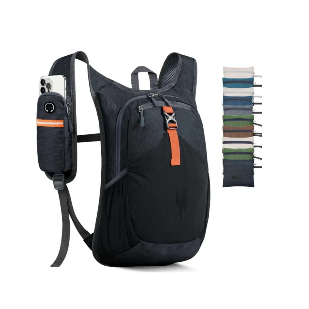 sac à dos de randonnée de haute qualité 15l, léger, plusieurs poches, petit sac à dos pliable, compact, ultraléger, sac à dos de randonnée d'une journée