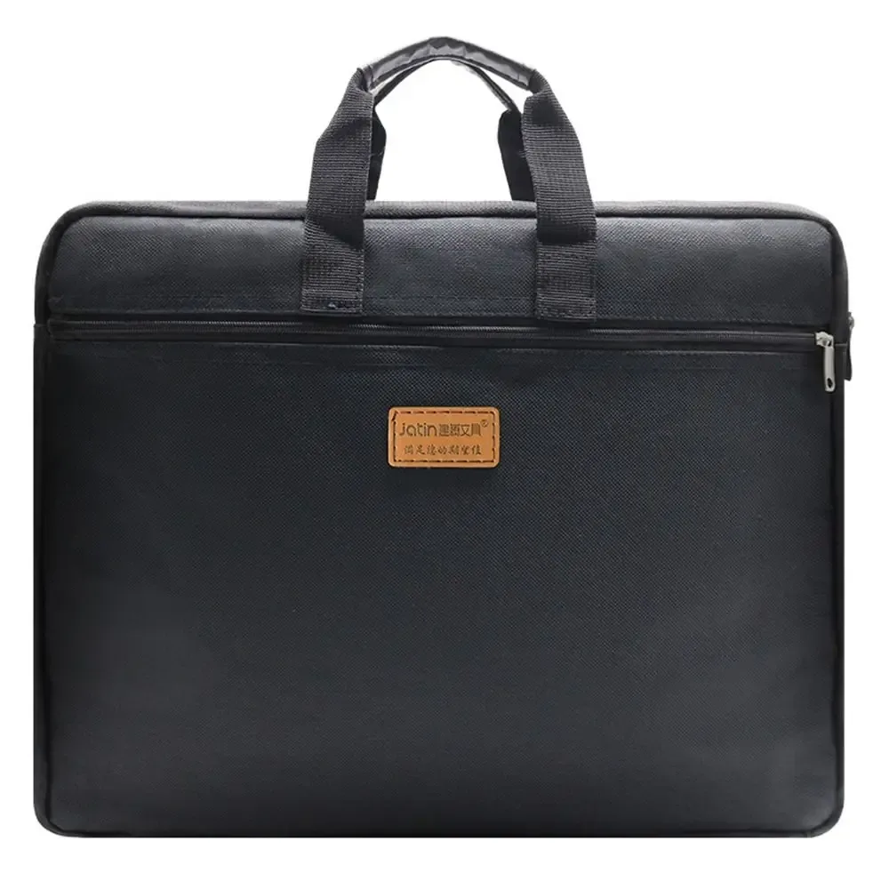 sac de rangement portable a4 en tissu oxford simple, organiseur de documents multicouche, porte-documents a4 à fermeture éclair, mallette professionnelle pour documents, sac pour fille