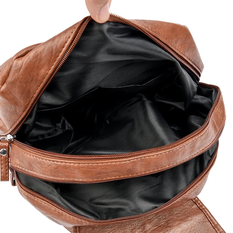 sac à dos de luxe en cuir group pour femme, décontracté, à la mode, grande capacité, voyage, qualité, peau de vache