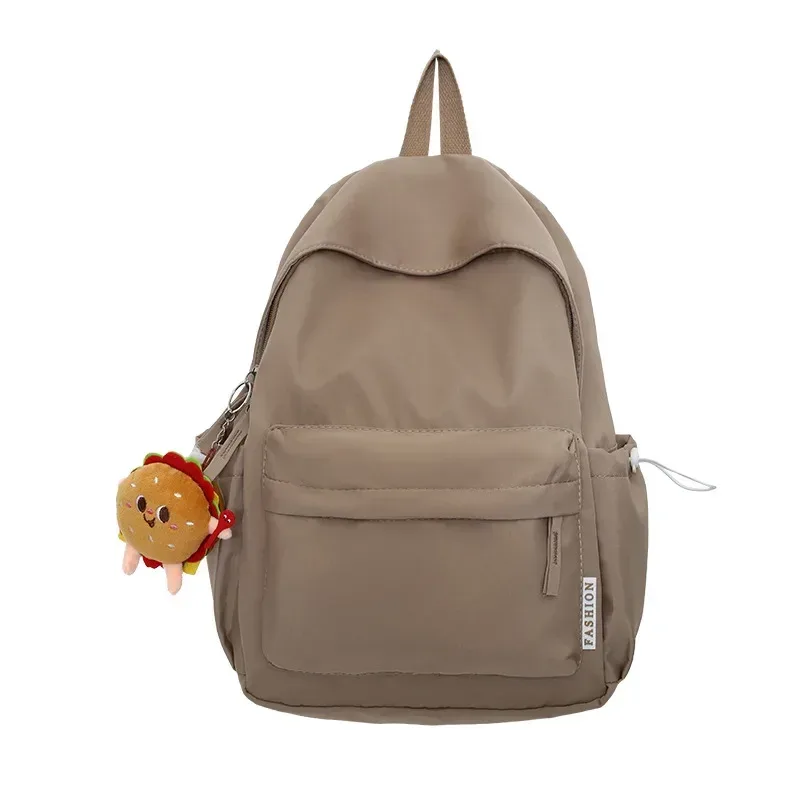 cartable de mode pour adolescents imperméable à l'eau en nylon filles sac à dos mignon femmes sac à dos pour ordinateur portable sac de voyage noir rose bookbag unisexe