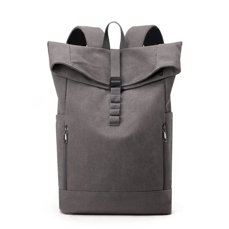 sac à dos en toile pour hommes, grande capacité, pour étudiants, 15.6 pouces, pour ordinateur portable, voyage, travail, déplacements