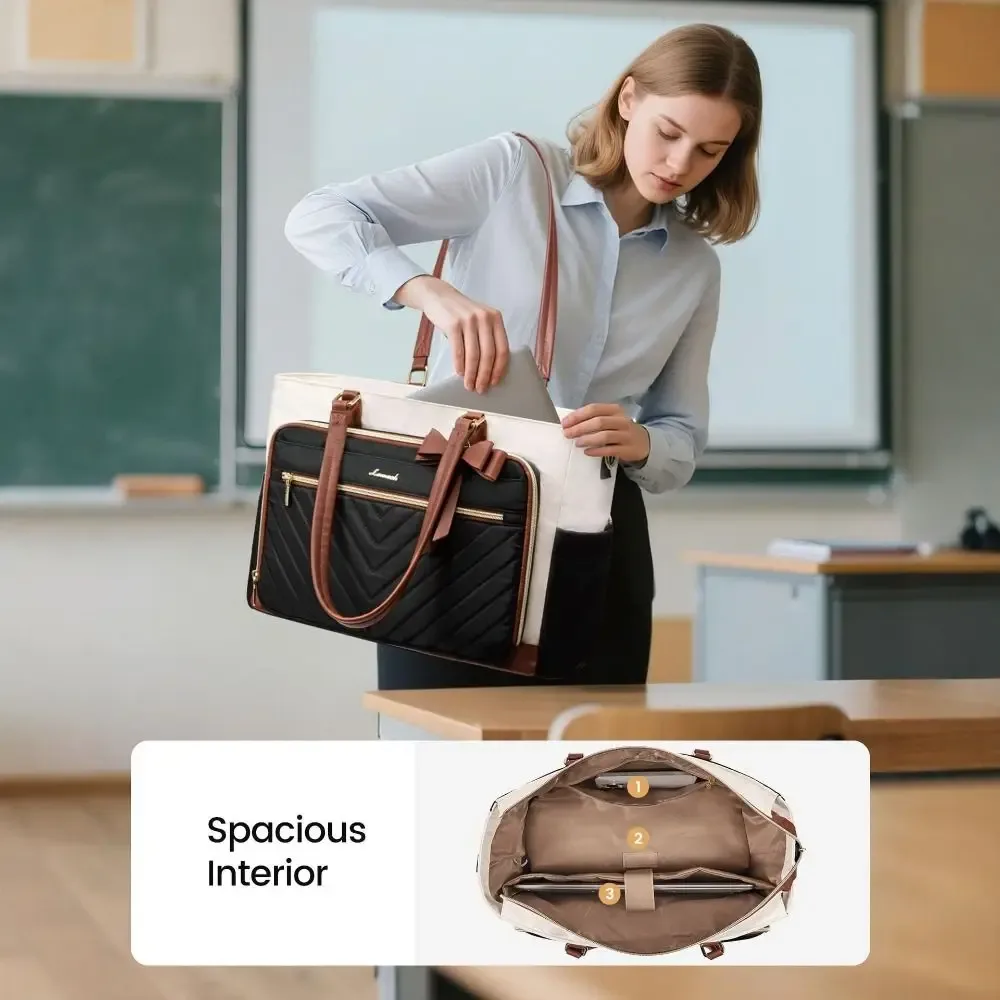 sac isotherme élégant grande capacité avec porte-gobelet, design 3-en-1, sac de travail, sac décontracté élégant résistant à l'eau, sac de voyage