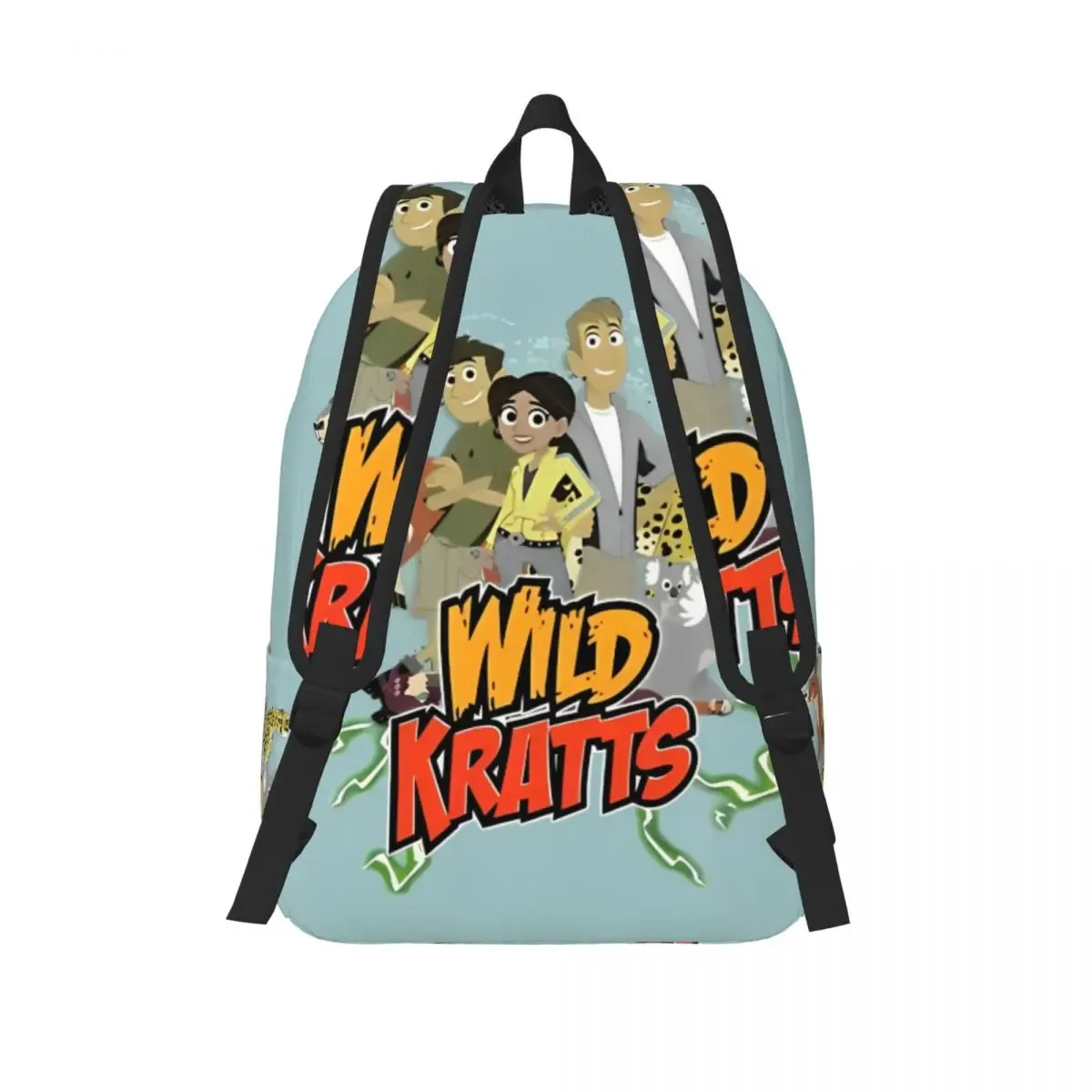 wild kratts sac à dos pour hommes femmes décontracté lycée travail sac à dos ordinateur portable sacs en toile cadeau