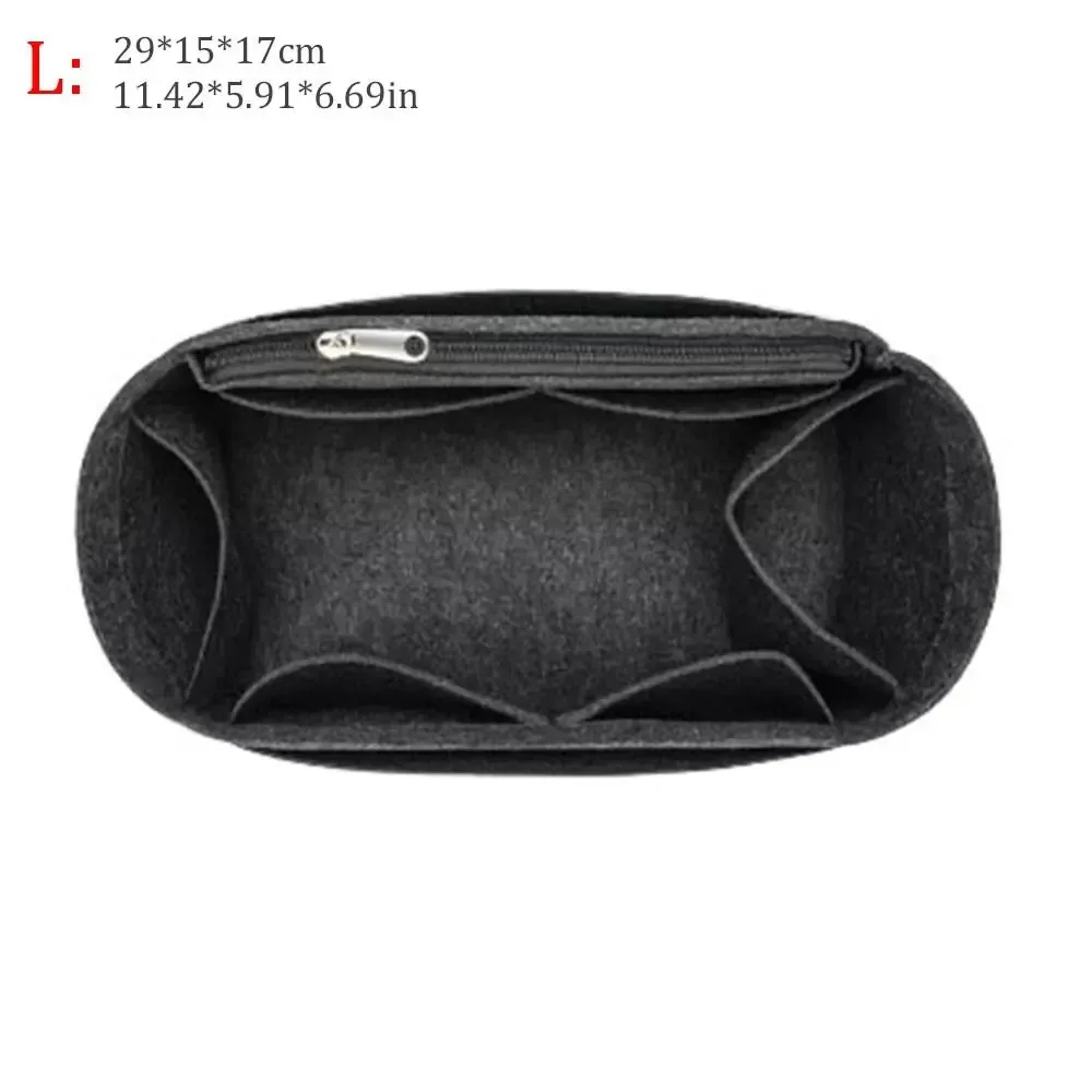sac à main avec doublure en feutre, pochette de rangement, fourre-tout, sac de rangement interne avec poches, doublure en feutre anti-poussière pour sac longchamp