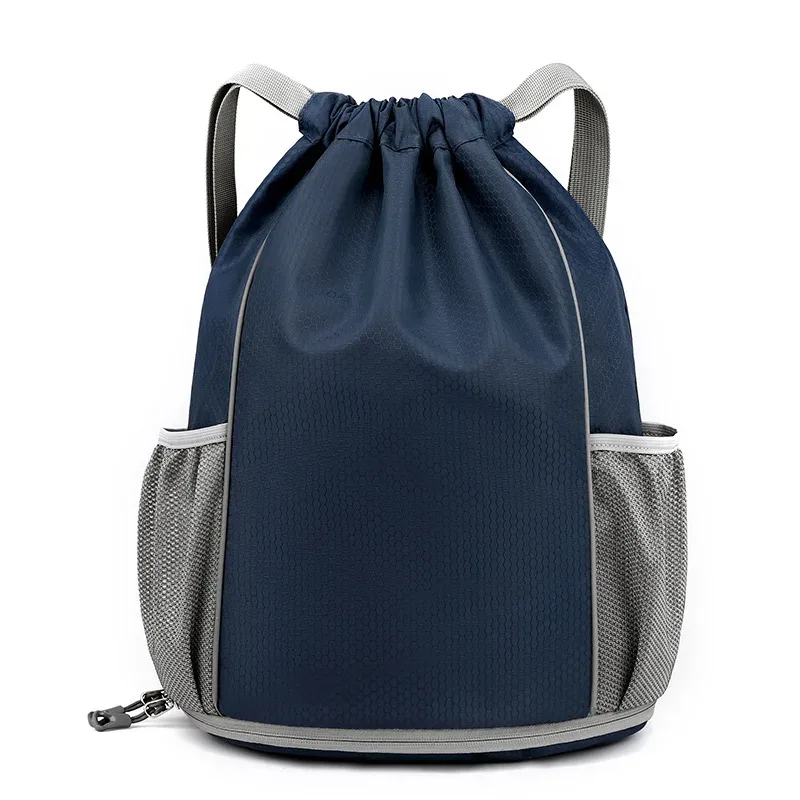 sac à dos de perles de logo personnalisé, sac wstring de proximité, sports de plein air, basket-ball, marathon, impression, cadeau