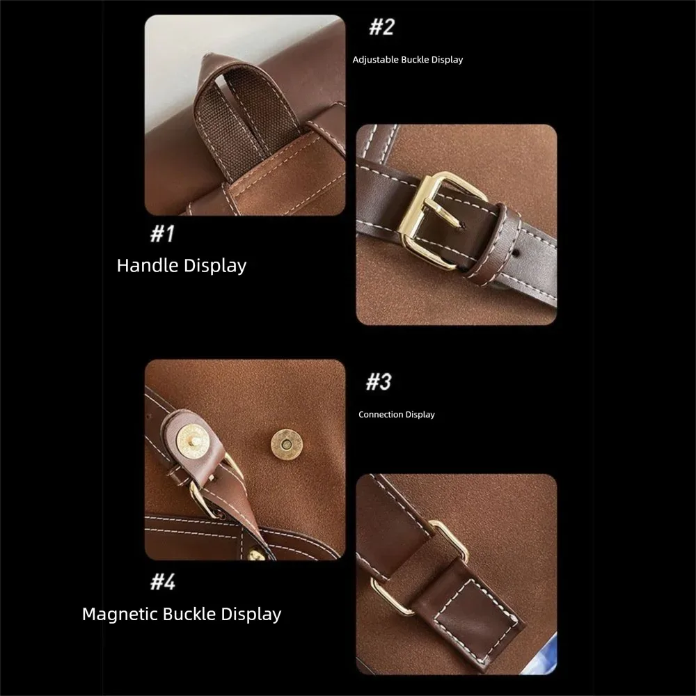 sac à dos japonais polyvalent en cuir pu, style preppy, grande capacité, sac d'école, sac à dos pour ordinateur portable