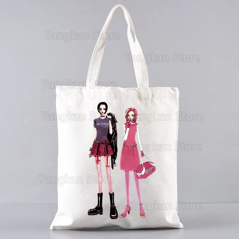 nana anime toile fourre-tout sacs pour dames sacs à main kawaii mignon bolsa portable shopping sac à bandoulière