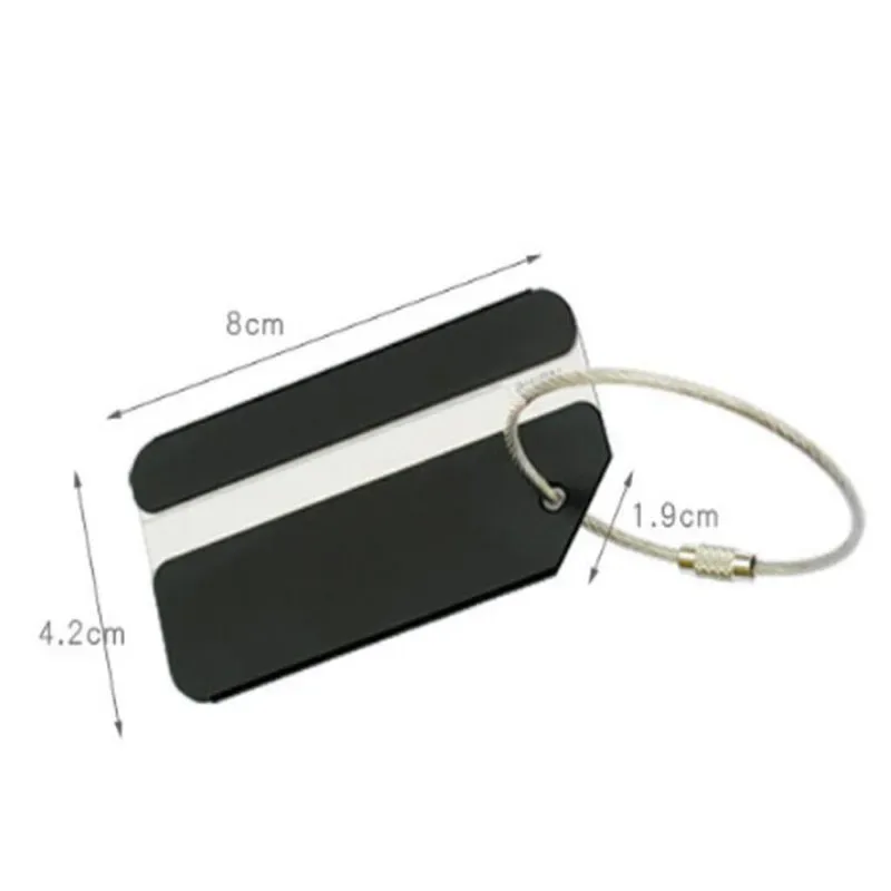 accessoires de voyage en forme d'avion, étiquette de bagage créative, étiquettes nominatives de bagage, étiquettes de bagages en alliage d'aluminium, étiquette d'embarquement