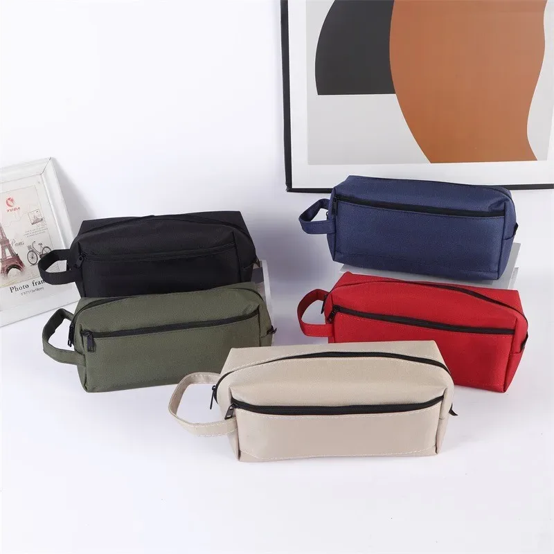 trousse à cosmétiques trousse de toilette de voyage trousse de rasage résistante à l'eau pour accessoires de toilette sacs de rangement pliables avec séparateur et ha