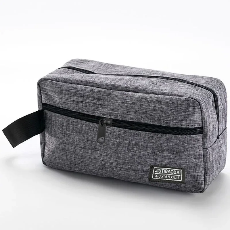 sac de rangement portable de grande capacité pour le maquillage et les articles de toilette des hommes et des femmes ; trousse de toilette de voyage multifonctionnelle