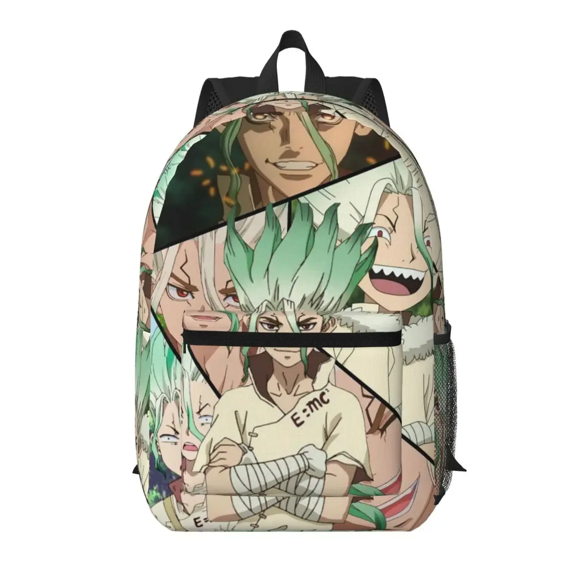 senku ishigami dr stone apan – sac à dos d'anime, sac à dos de grande capacité pour enfants, sac d'école, sacs à bandoulière pour hommes et femmes