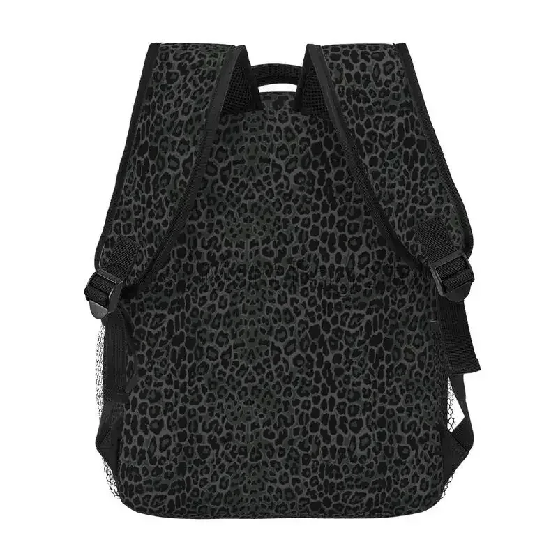 sacs à dos de voyage imprimés léopard noir, sac d'école léger, sac à livres pour étudiants, sac à dos unisexe pour ordinateur portable, pour voyage, randonnée, camping