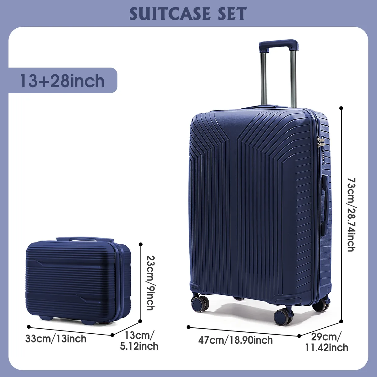 valise de cabine durable en matériau pp, fermeture à glissière et verrouillage par mot de passe, voyage d'affaires, cabine, coffre gonflable, nouveau, 2024, 13, 20/28