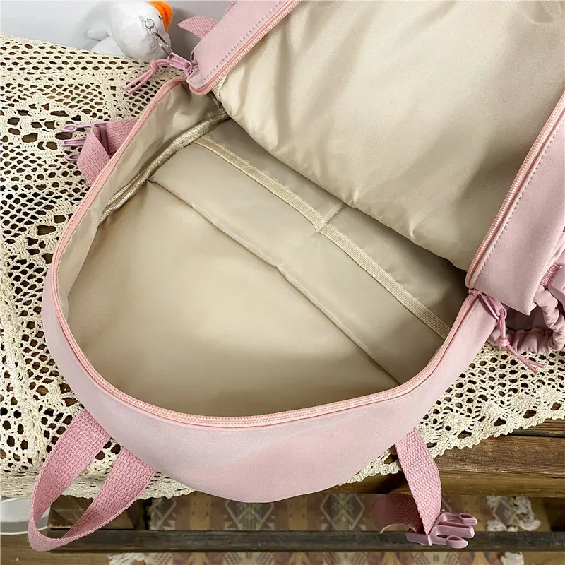 sacs à dos coréens de grande capacité pour femmes, kawaii, sac d'école pour adolescentes, sacs de voyage d'école imperméables, nouvelle collection