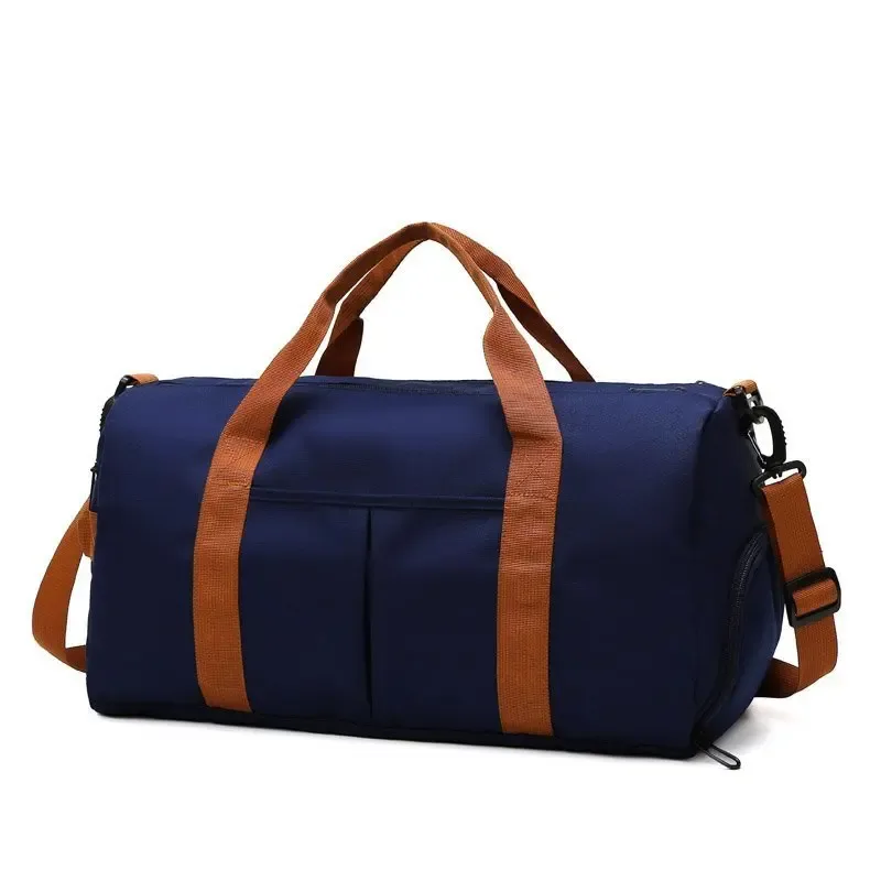 2025 nouveau sac de fitness mode sac à bagages hommes décontracté grande capacité sport sac à main voyage stockage bagages sac simple sac à fermeture éclair