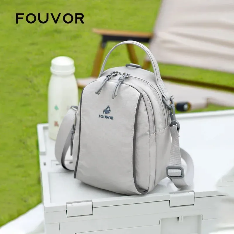 sac mini multifonctionnel en nylon fouvor 2026 imperméable léger 3-en-1 sac à bandoulière sac à dos pour trajet quotidien 3073-12