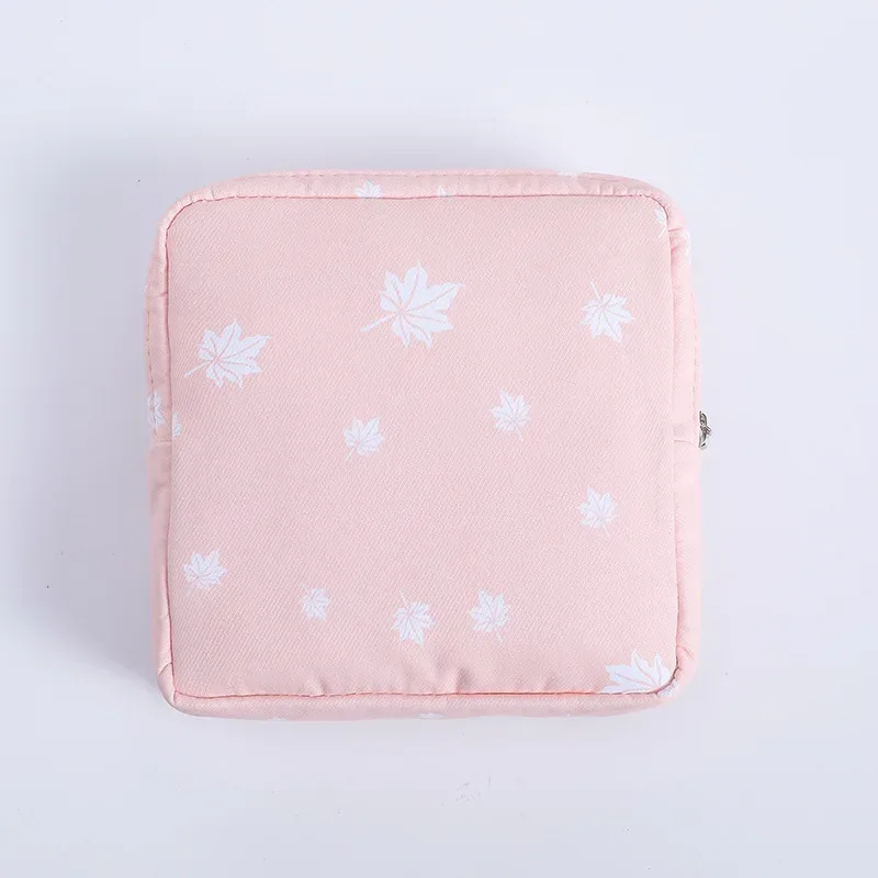 1 pièce trousse de toilette et de maquillage pour femme, mignonne et tendance, indispensable pour le voyage, pour rouges à lèvres, serviettes hygiéniques et autres articles de toilette