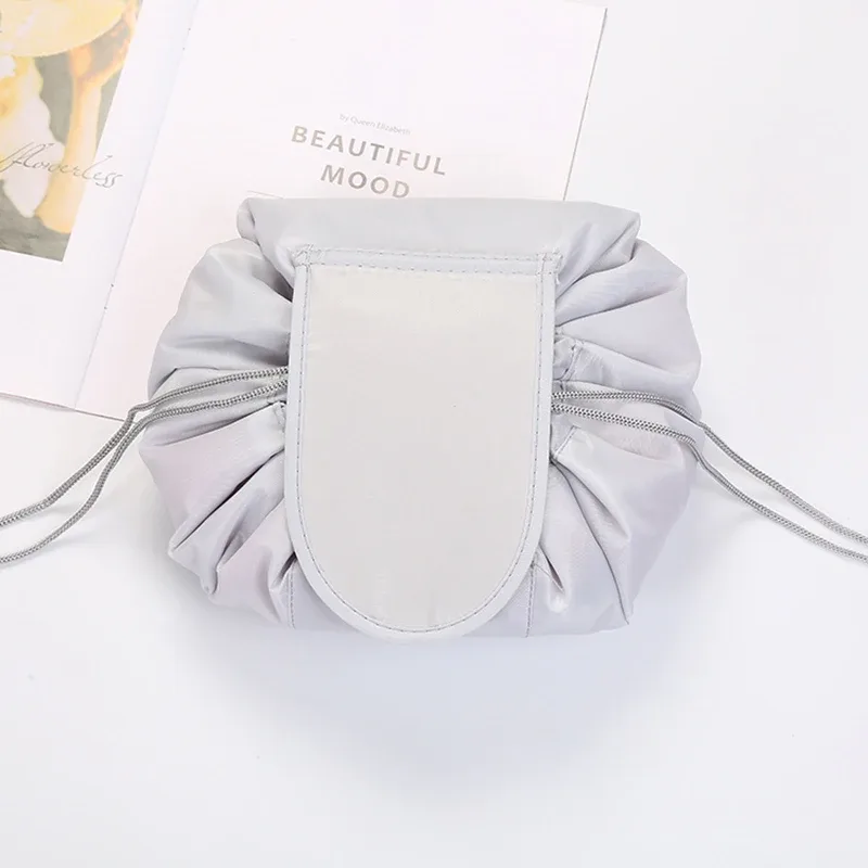sacs de rangement de voyage pour maquillage, trousse de toilette portable étanche, organiseur de beauté, pochette de maquillage pour femme, sac cosmétique à cordon