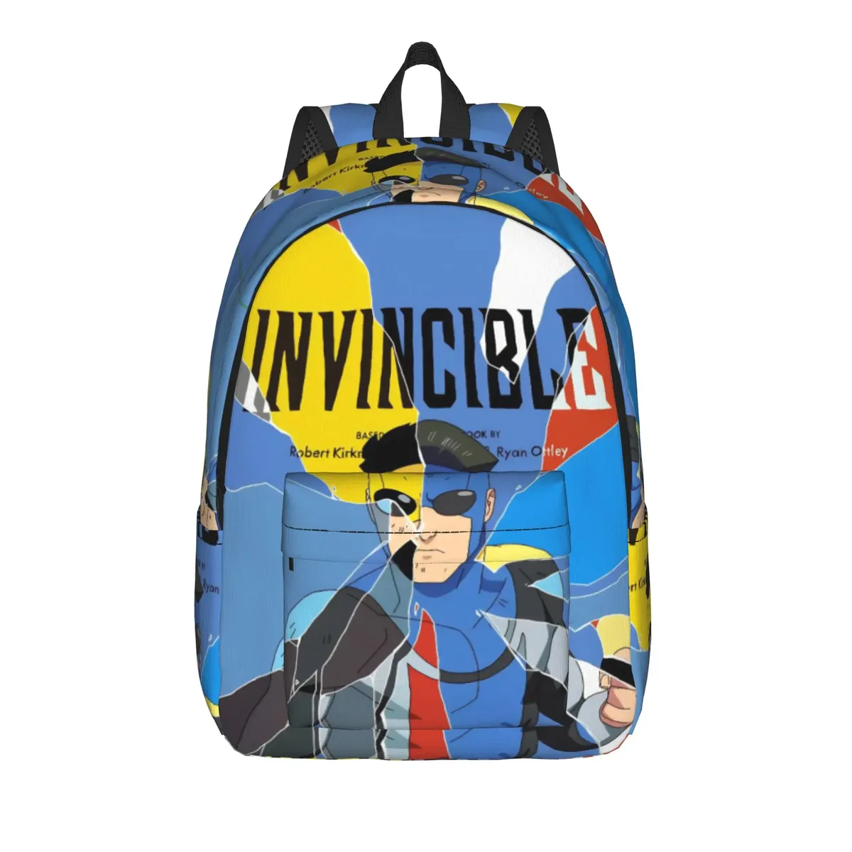 sac à dos invincibles comic pour hommes et femmes, sac à bandoulière pour ordinateur portable, durable, à la mode, pour lycée, randonnée, voyage
