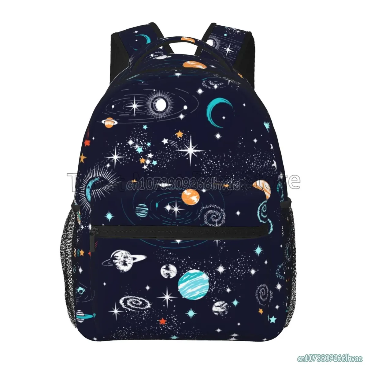 sacs d'école à motif planète spatiale pour tout-petits, pour garçons et filles, jolis sacs à dos de voyage unisexe, sac à dos souple pour ordinateur portable