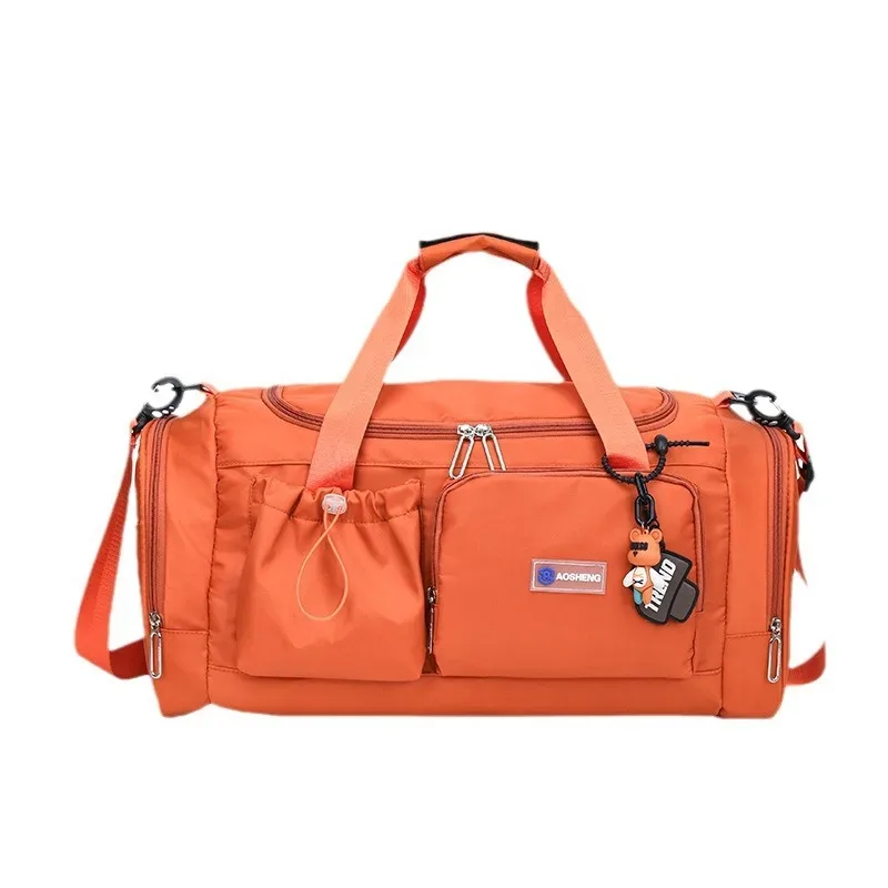 sac de voyage à main de grande capacité pour week-end, sacs de sport de nuit avec compartiment à chaussures, sac de sport, de fitness pour femmes