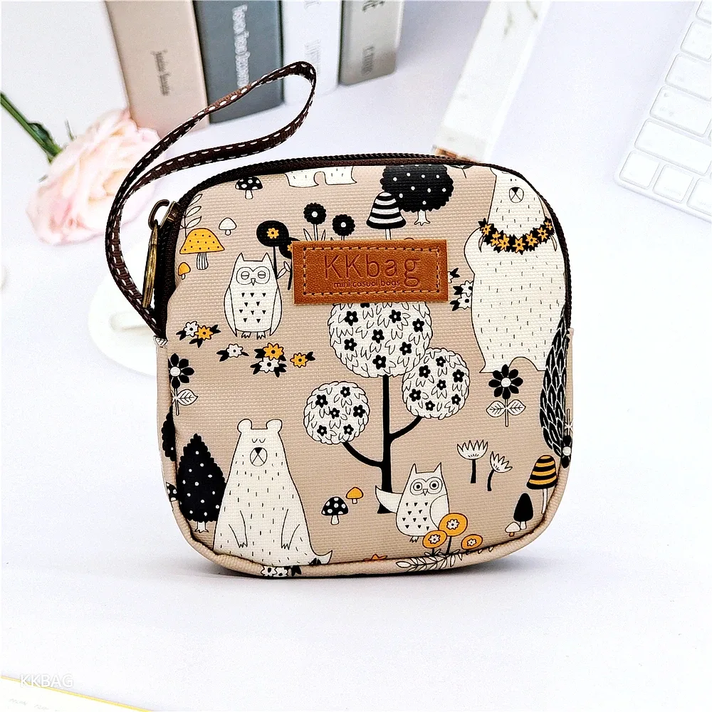 sac de rangement de tampon mignon pour femmes et filles, pochette pour serviettes hygiéniques, sac à cosmétiques, porte-monnaie portable, mini organisateur de voyage