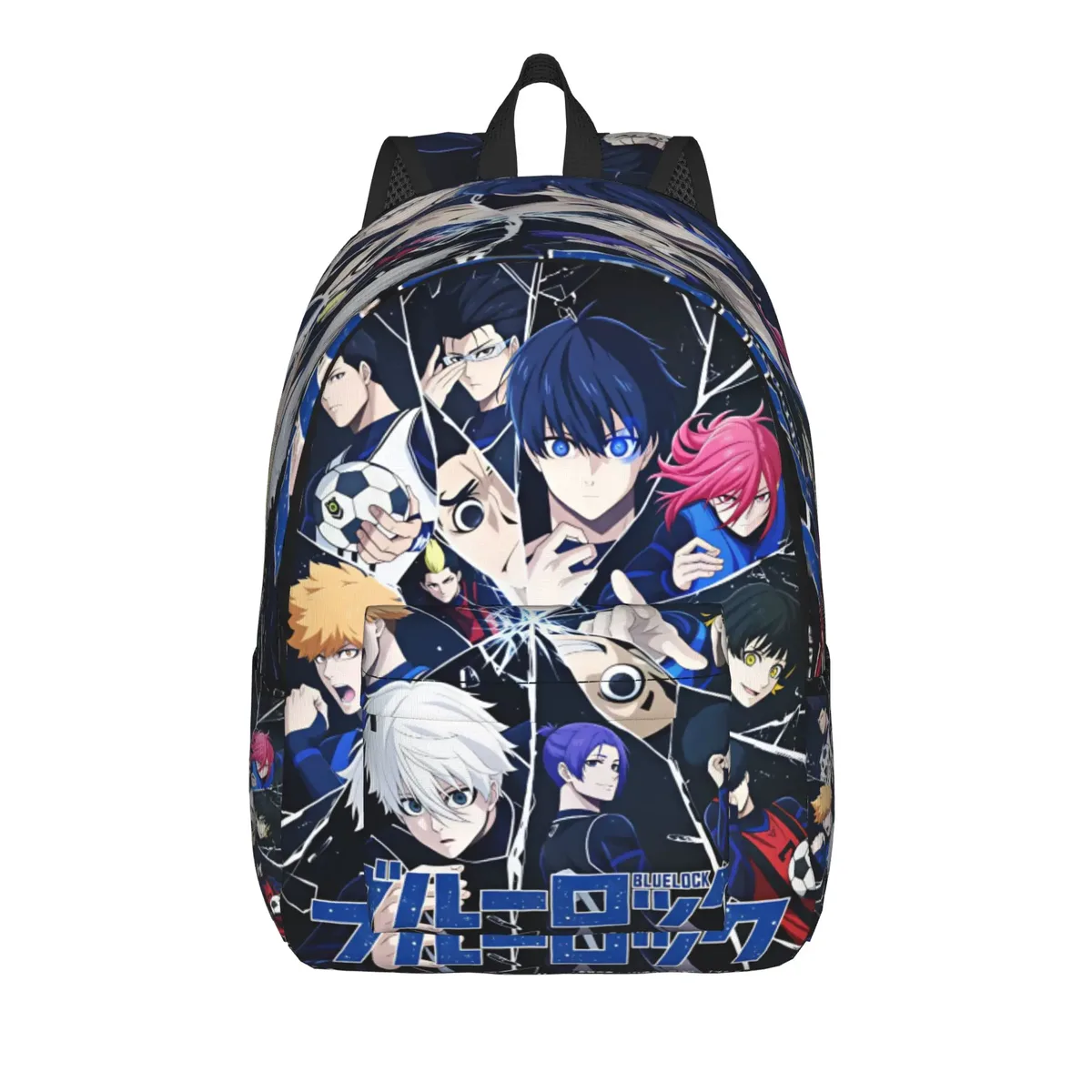 sac à dos anime blue locks pour hommes, sacs à dos légers en polyester, sacs modernes pour lycée, sac à dos de camping de haute qualité